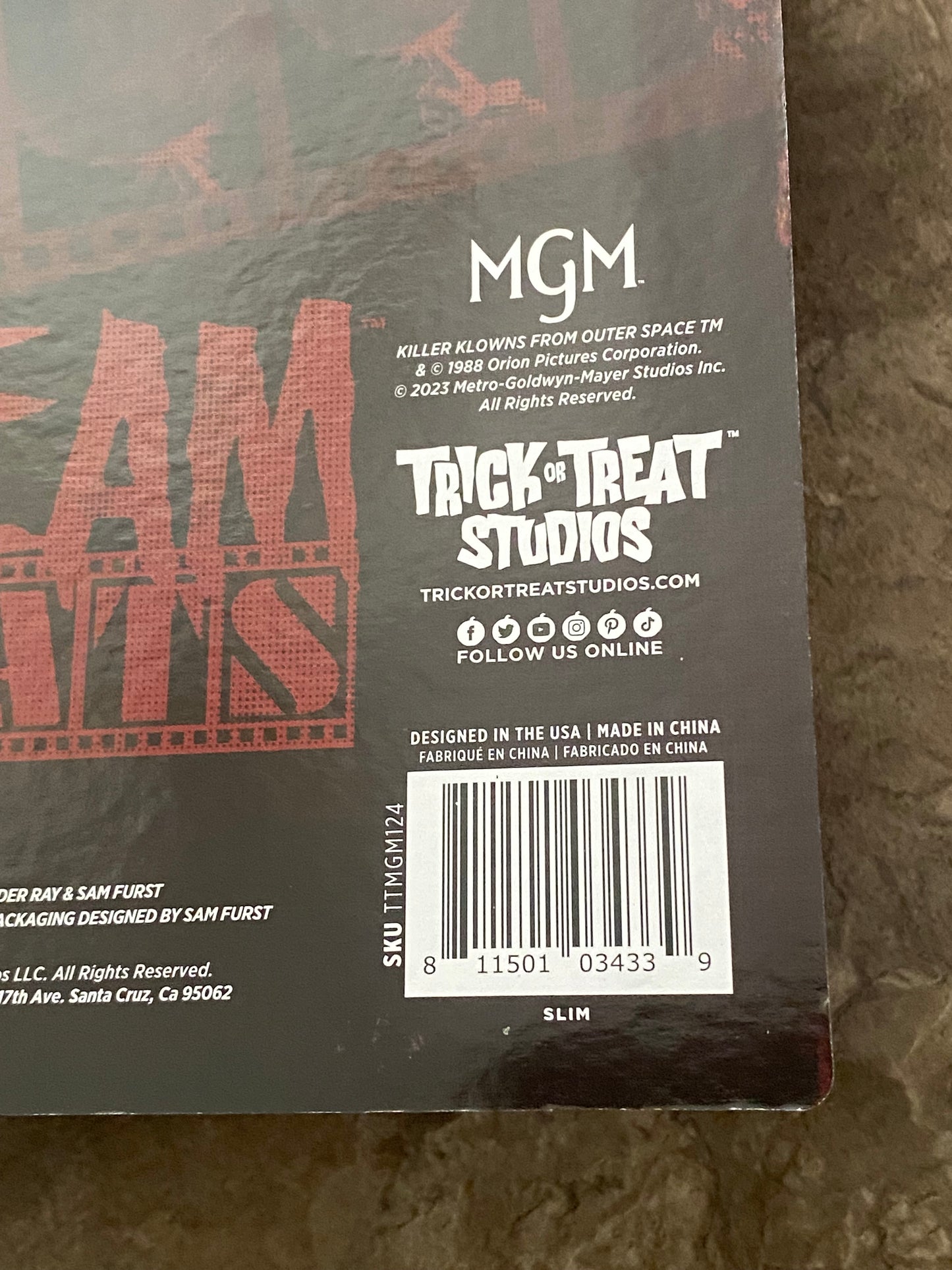 Scream Greats Killer Klowns From Outer Space - Slim