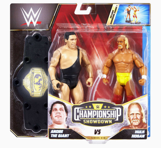 Wwe Hulk Hogan vs Andre the Giant Championship Showdown 2-Pack Action Figures