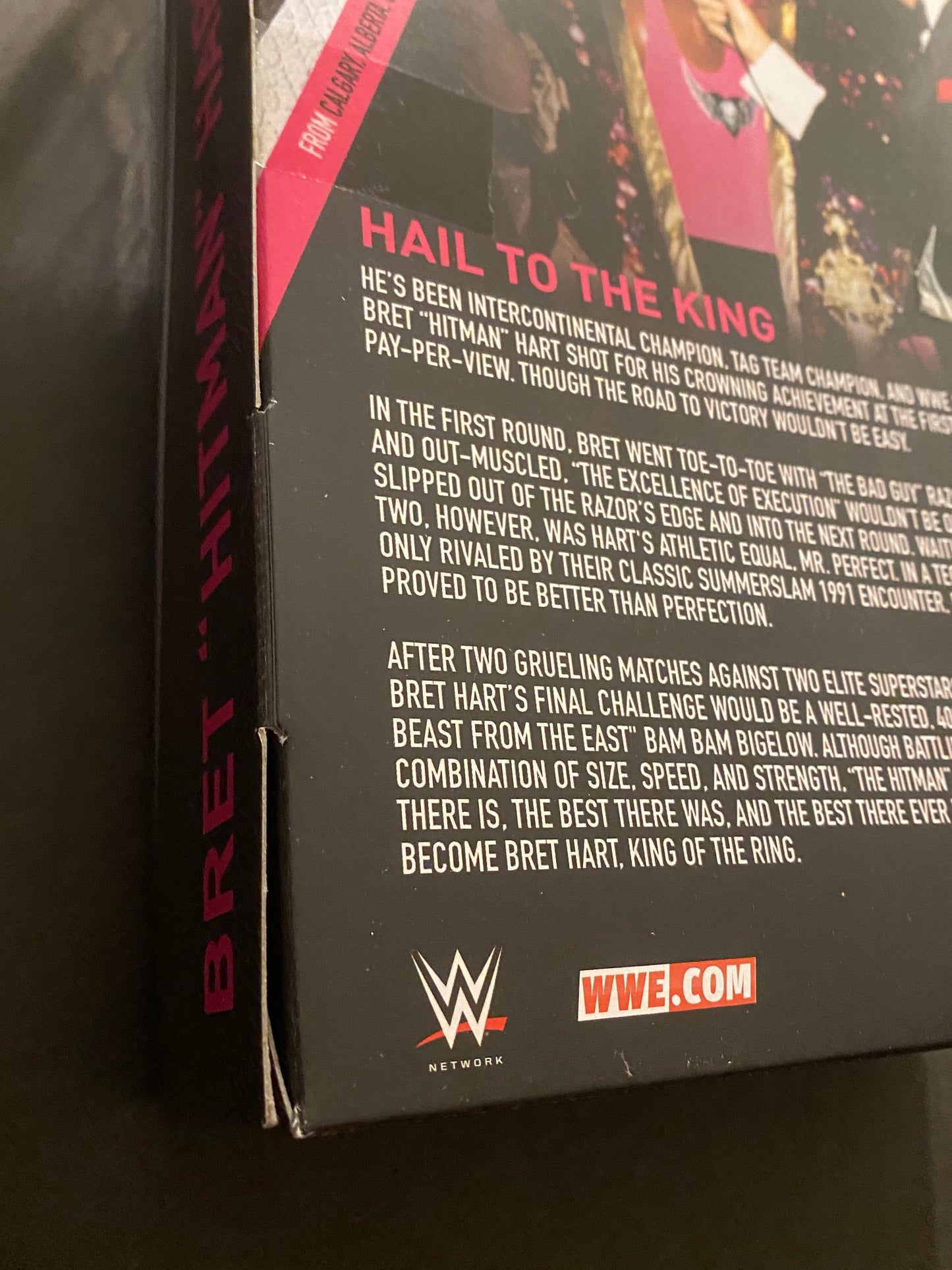 WWE Mattel Ringside Exclusive King Of The Ring Elite Bret “Hitman” Hart