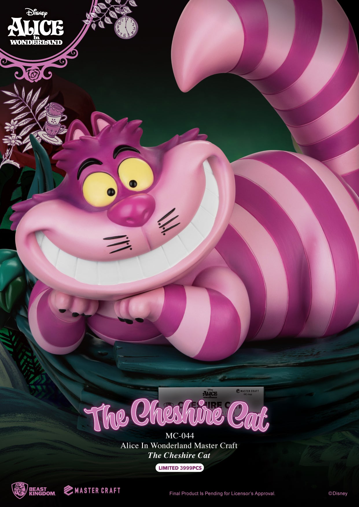 MC-044 Alice In Wonderland Cheshire Cat Mastercraft Statue