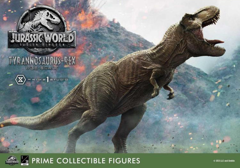 T-REX Jurassic World TYRANNOSAURUS REX STATUE 1:38 Scale Prime 1 Collectible