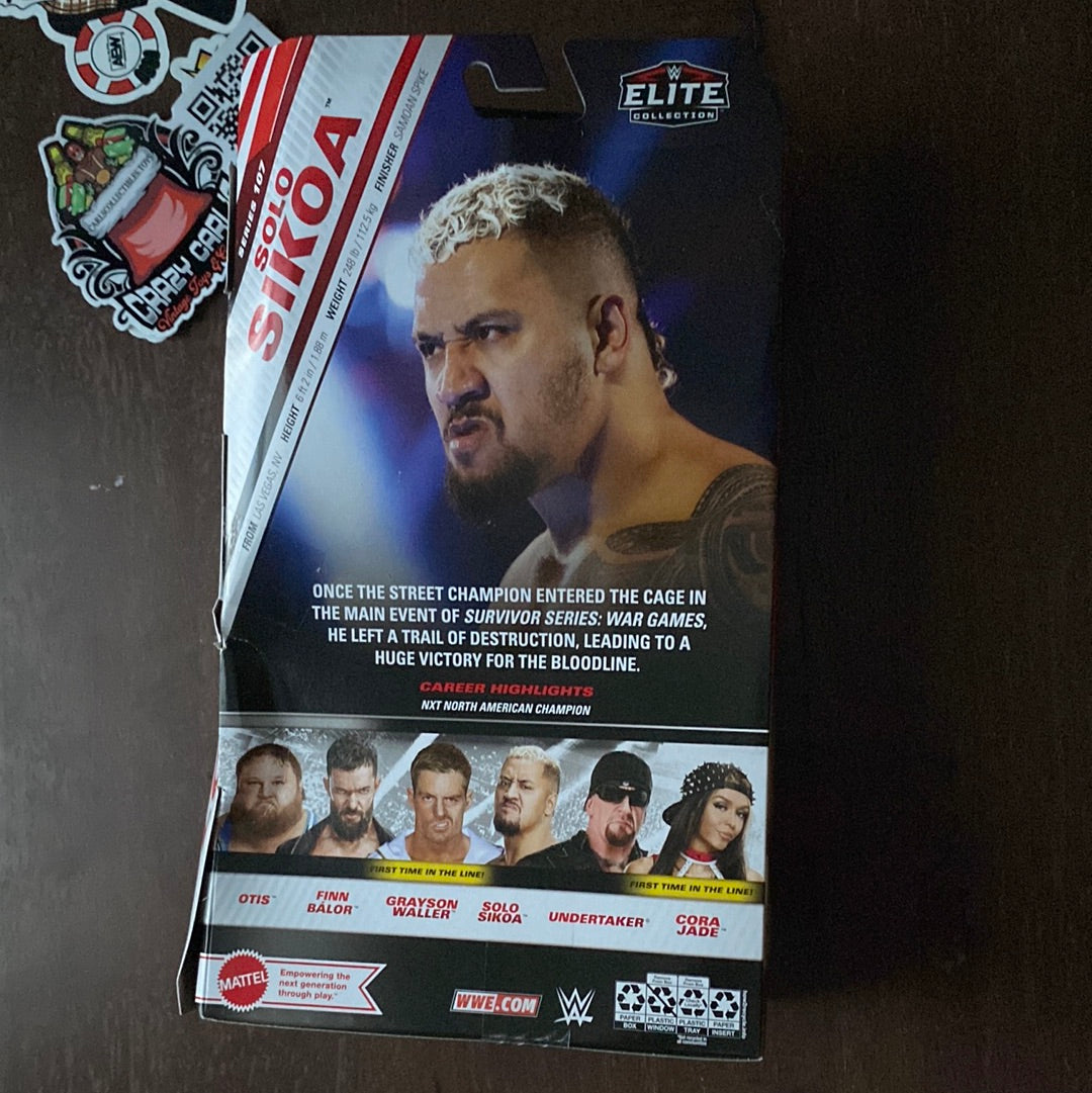 WWE Elite 107 Solo Sikoa [Damaged Outter Box]