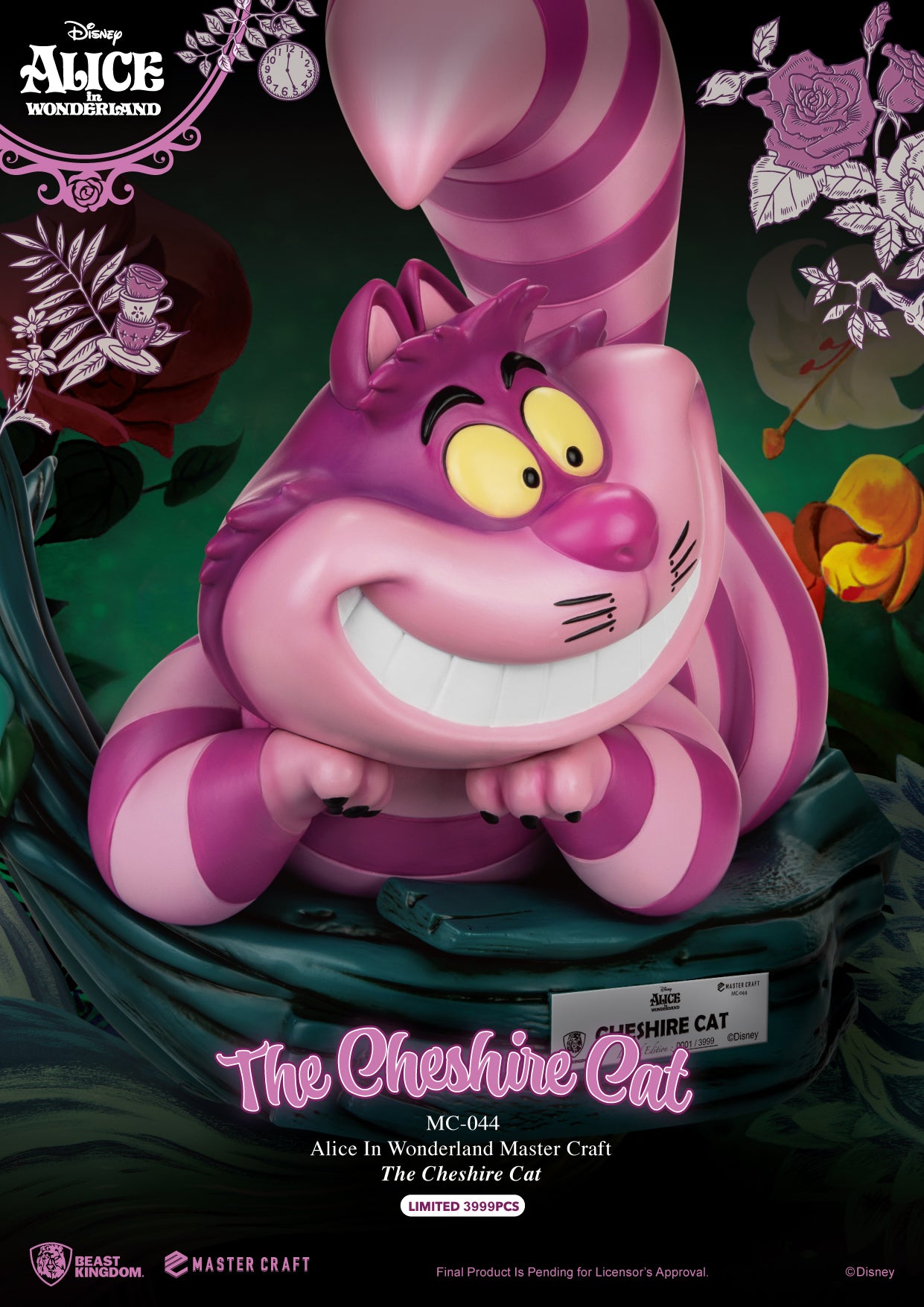 MC-044 Alice In Wonderland Cheshire Cat Mastercraft Statue