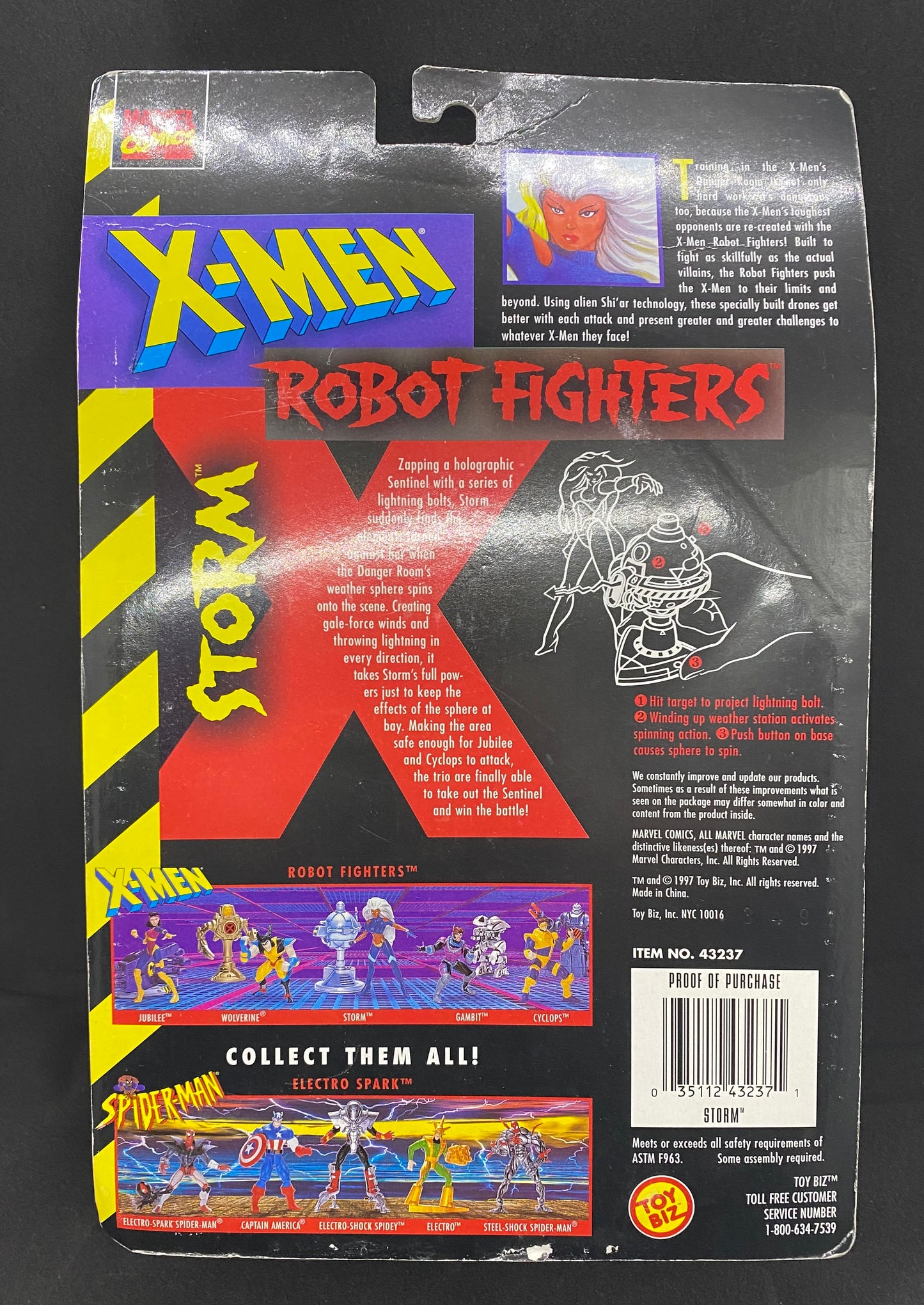Toybiz Marvel X-Men Robot Fighters Storm