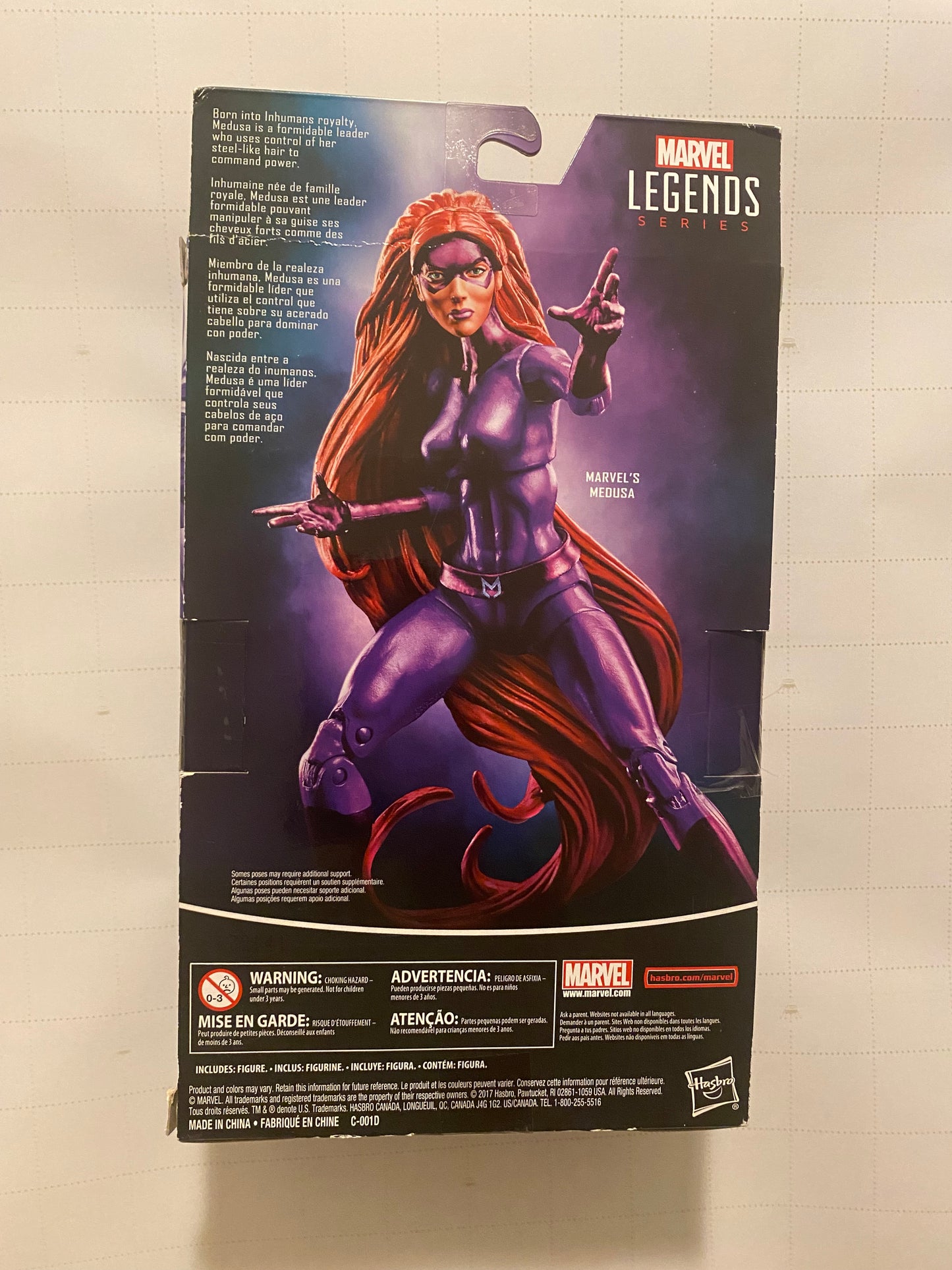 Hasbro Marvel Legends Inhumans Medusa Walgreens Exclusive