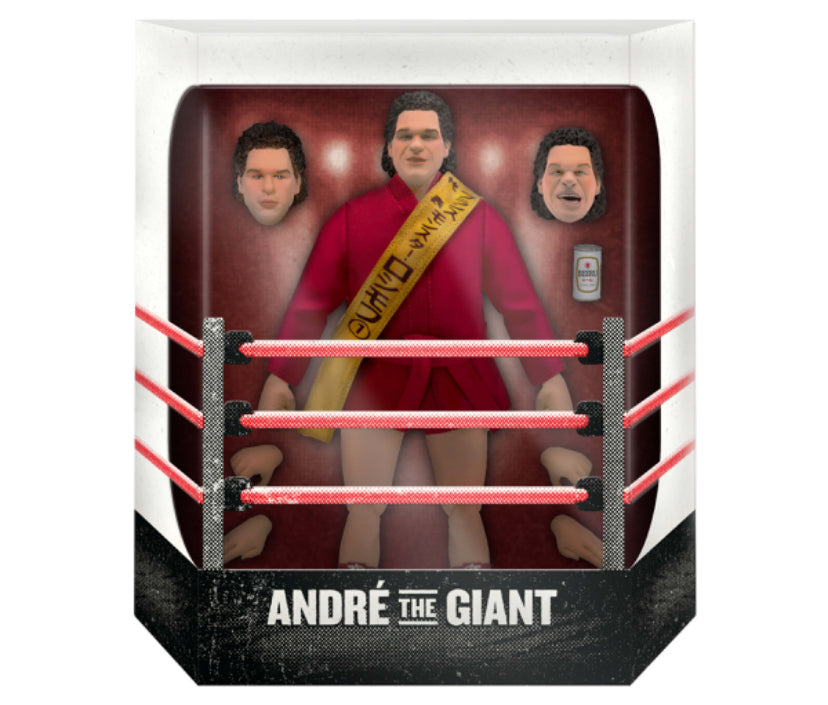 Super 7 Ultimates Andre The Giant with entrance robe