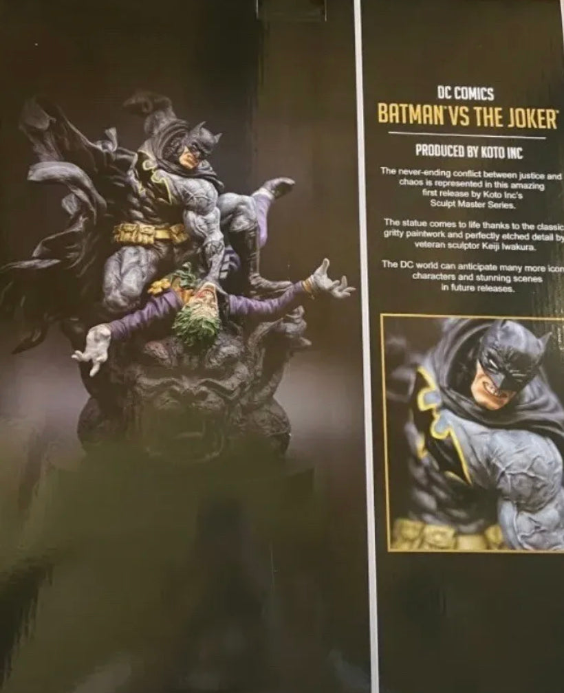 DC Comics - Batman vs The Joker Sculpt Premium Master Statue Limited Edition