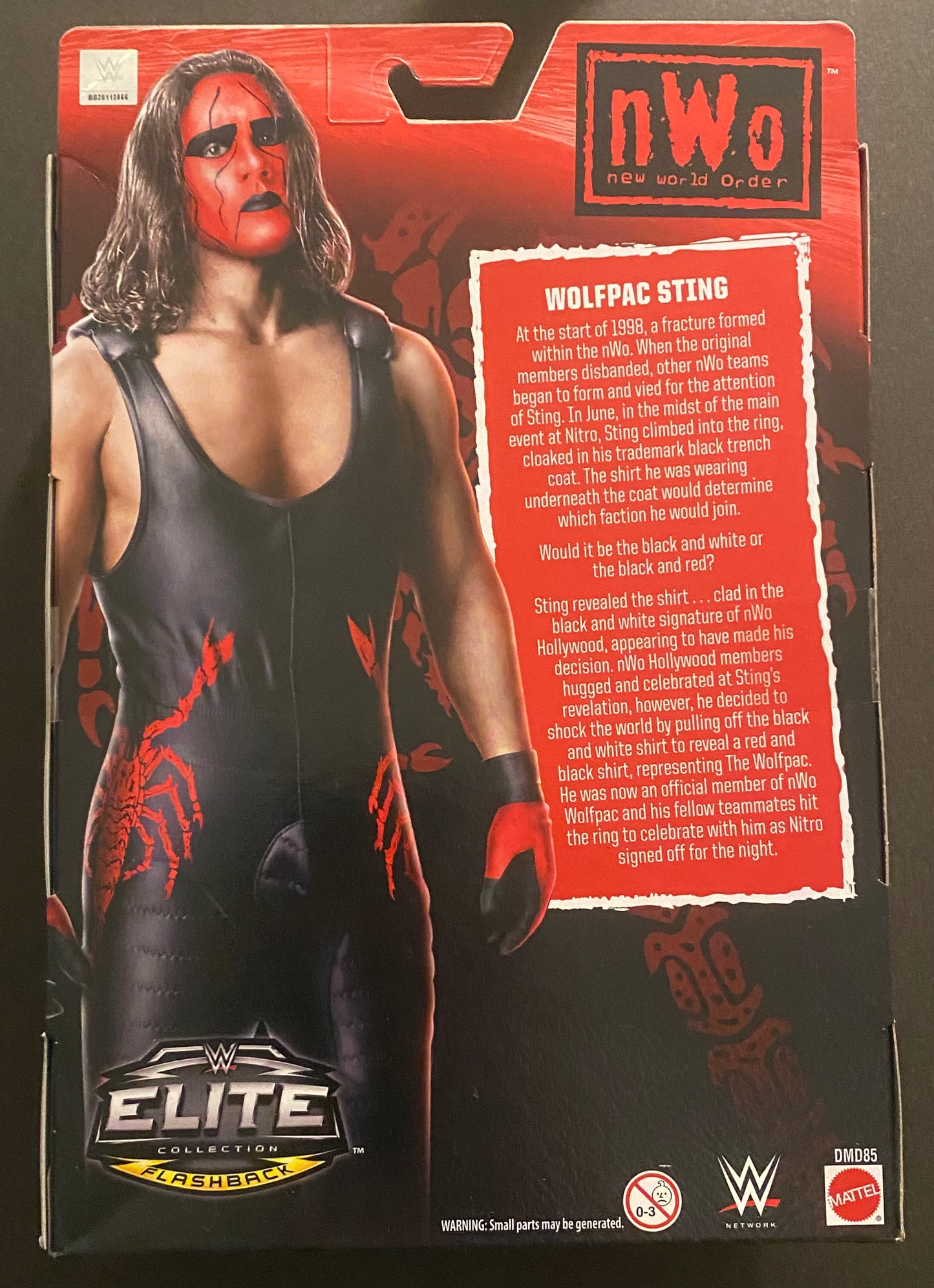 WWE Mattel Ringside Exclusive Elite Sting Wolfpac NWO