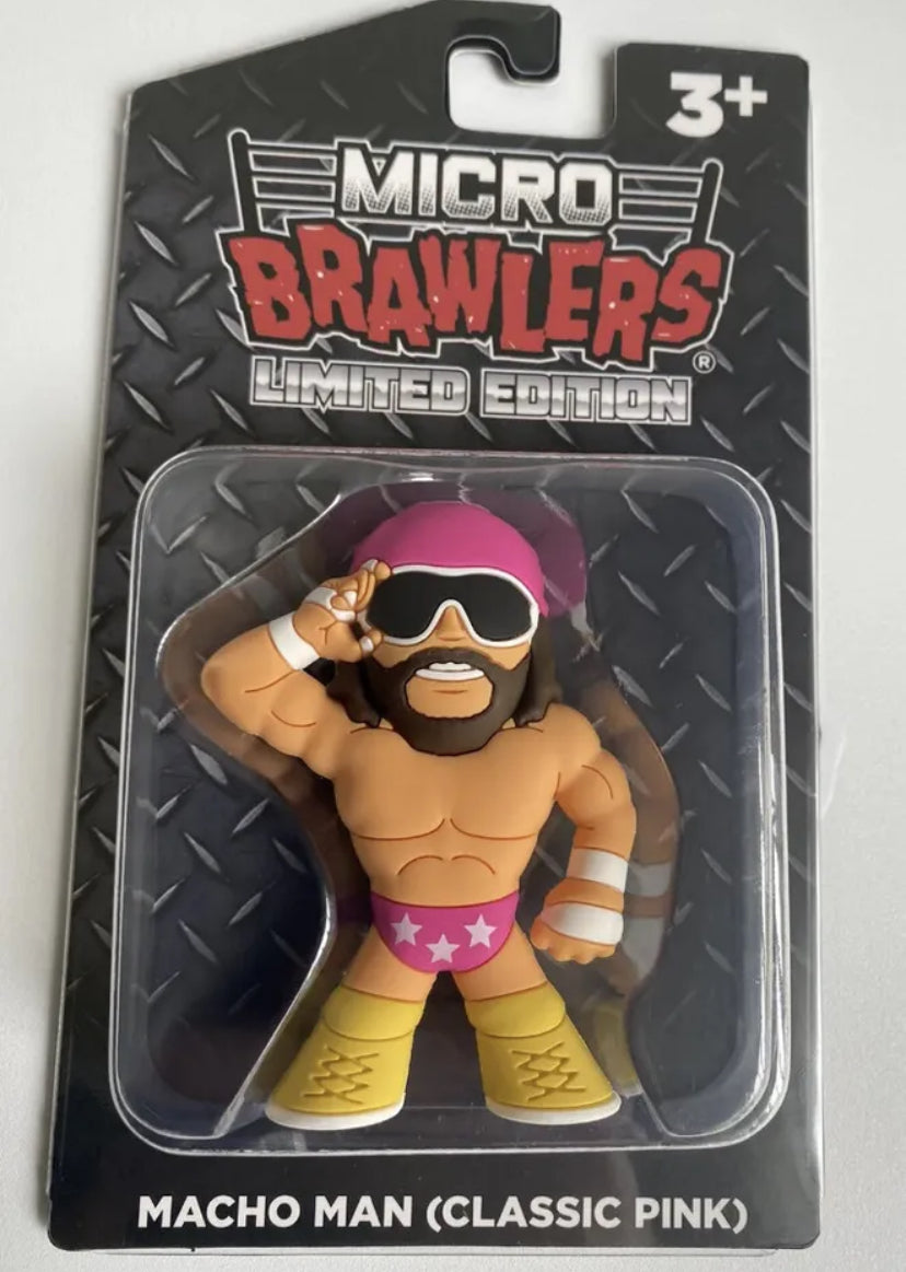 Micro Brawlers Macho Man (pink trunks)