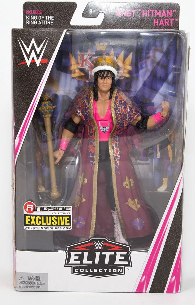 WWE Mattel Ringside Exclusive King Of The Ring Elite Bret “Hitman” Hart