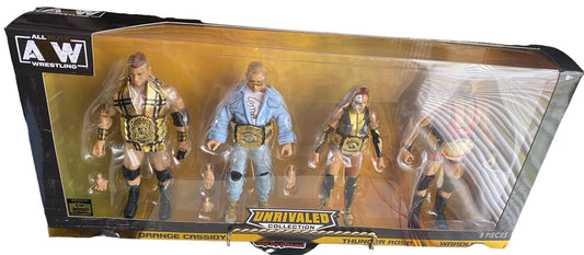 AEW Unrivaled Collection 1/3000 Exclusive 4 pack