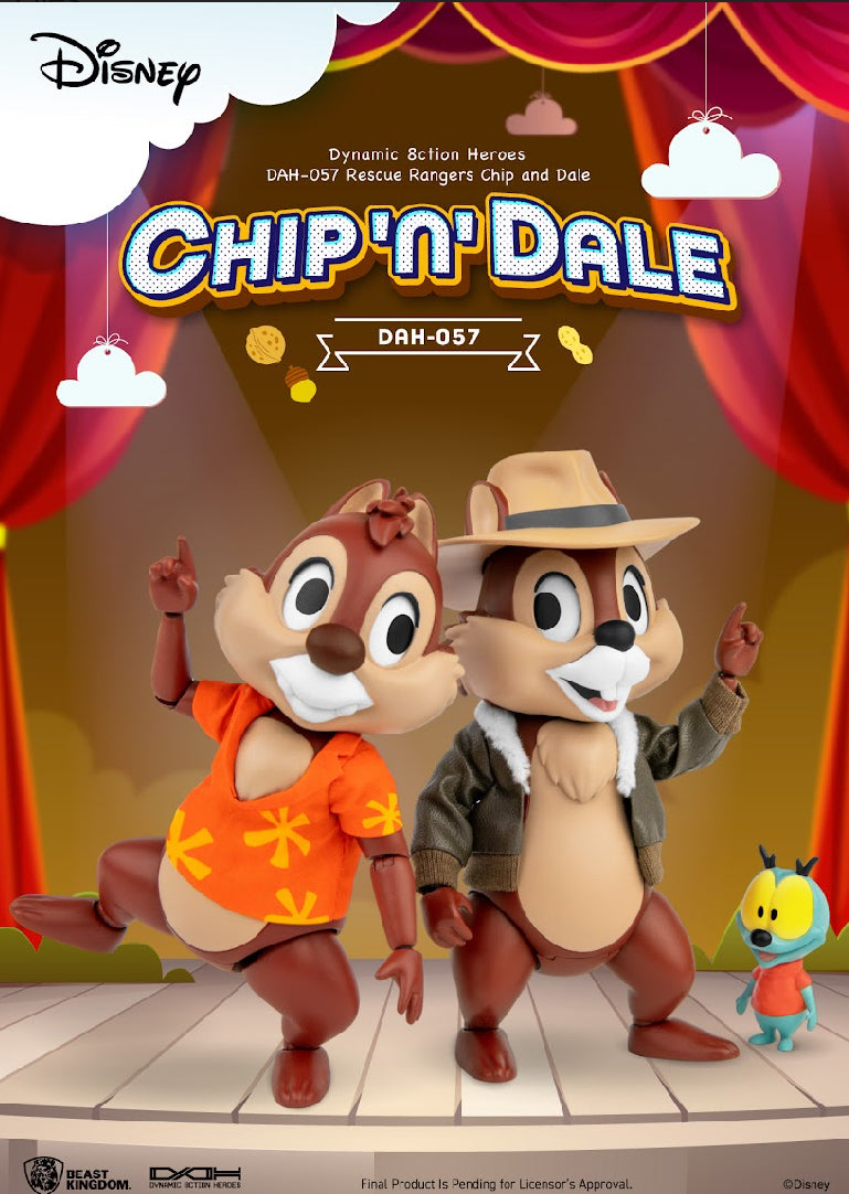 Beast Kingdom DAH-057 Rescue Rangers Chip and Dale