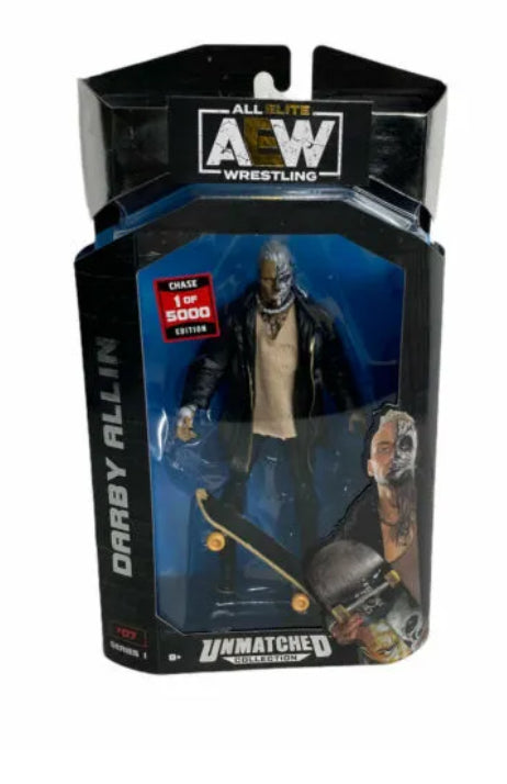 All Elite Wrestling Darby Allin AEW Unmatched Action Figure CHASE 1/5000 NEW MIB
