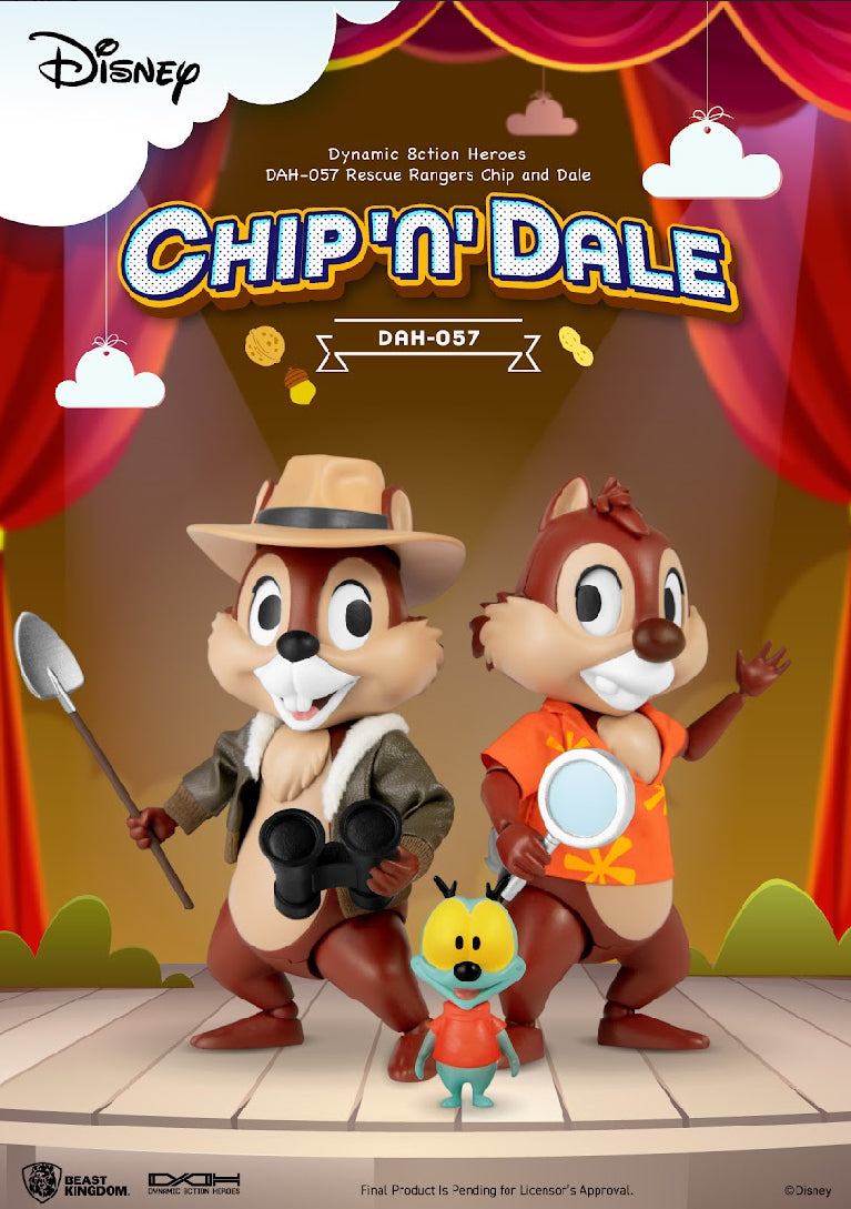 Beast Kingdom DAH-057 Rescue Rangers Chip and Dale